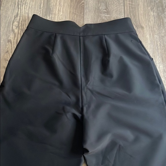 ADAY Black Wide Leg Dress Pants with Pleats - Picture 10 of 16